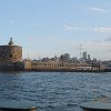 Prisoners were sent to this island for punishment.  Since in those days most people couldn't swim, they were stuck on the island