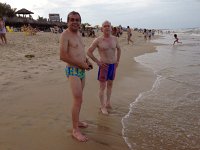 Egidio and Keith, about to take the plunge
