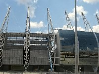 the new soccer stadium (Castelado Stadium) for the World Cup