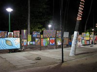 Vendors on the beachfront
