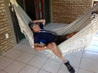 Francisco taking it easy after lunch