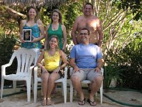 The Leitao grandchildren, with Leo&#39;s picture (he couldn&#39;t make it)