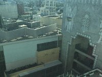 Looking down at the pool and the Kodak Theatre