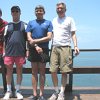 Egidio, Keith, Francisco, Bill, taking time out for a picture
