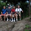 Egidio, Keith, Francisco, Bill visiting the volcano park (El Boqueron) above San Salvador