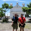 Bill and Francisco in front of church
