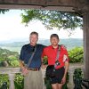 Bill and Francisco on the porch at La Posada Inn where we stayed once.