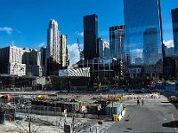 View of the complex still under construction