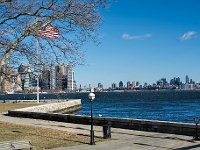 The view from Ellis Island towards Brooklyn