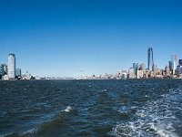 Jersey City and Lower Manhattan with the Hudson river in between