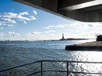 The view towards Liberty Island