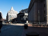 Centre St., New York City Supreme Court in the background on the right