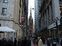 Trinity Church from Wall Street