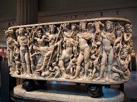 Marble sarcophagus with the Triumph of Dionysos and the Seasons ca. 260–270
