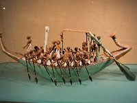 Funerary boat being rowed, dynasty 12, ca. 1981-1975 B.C. reign Amenemhat I