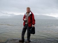 Bill at water's edge