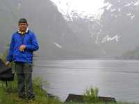 Francisco with glacier in the background