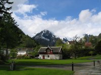 Mountain behind the hotel