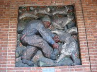 City Hall wooden relief