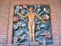 Wooden relief