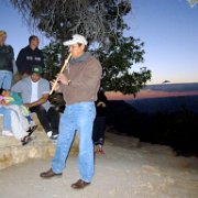 Our Hopi Guide ended  the tour by playing Hopi music on his flute