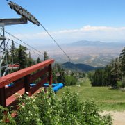 the ski area