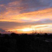 Sunset from Val and Kirt' deck