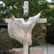 Loretto Chapel grounds