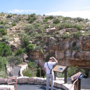 Keith at the entrance area