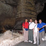 Francisco, Bill, Keith and Egidio in the depths of the cavern