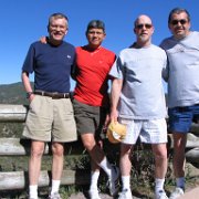 Near the New Mexico-Arizona border. Bill, Francisco, Keith, Egidio