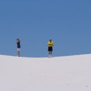 Keith and Francisco, on top of the dune
