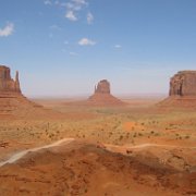 The famous view of Monument Valley.  You can almost see the Cowboys riding across the plain