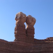 Twin Rocks in Mexican Hat