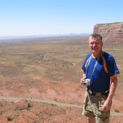 as we were leaving, Bill posed for a pic overlooking the area