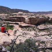 Francisco on an overlook