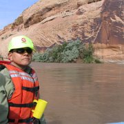 Francisco in our raft