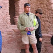 Francisco near one of the dwellings