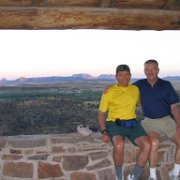 Francisco and Bill at overlook