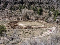Pueblo and Kiva from one of the cliff dwellings