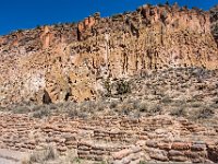 Tyuonyi Pueblo (Village) below the cliffs