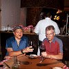 NVLVMontecarloBWFAV  Francisco and Bill at dinner