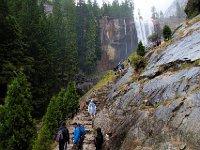 CAYO 062413 1306  Almost there, along the Misty Trail, Vernall Fall